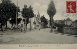 58 - SAINT-PIERRE- LE-MOUTIER - Avenue De La Gare - Saint Pierre Le Moutier