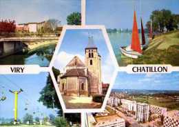 91 VIRY CHATILLON Divers Aspects De La Ville, Telesiege - Viry-Châtillon