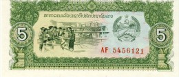 BILLET # LAOS # REPUBLIQUE DEMOCRATIQUE DU LAOS # 5 KIP # 1979  # PICK 26 # NEUF # - Laos