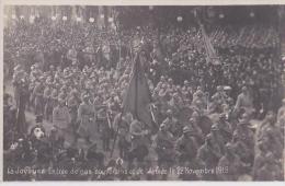 BRUXELLES ENTREE DES SOUVERAINS ET DE L´ARMEE 22 NOVEMBRE 1918 - Festivals, Events