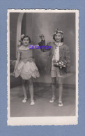 2 Cartes Photos - SAINT ELOY Les MINES - Deux Jeunes Enfants Lors Du Carnaval - Déguisement - Photo Heurteux - Saint Eloy Les Mines