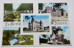 LA FERTE SAINT AUBIN - CPSM 45 - Multivues.Le Jardin; Le Château; Le Cosson; La Grisonnière; Château De Chevaux. - La Ferte Saint Aubin