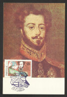 Portugal D. Pedro Empereur Du Brèsil Carte Maximum 1984 D. Pedro Brazil Emperor Independence Maxicard - Maximumkaarten