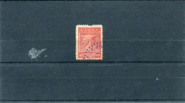 1911-Greece- "Engraved" 10l. Stamp Used Hinged, W/ Telegraphic "Thl. Gr. Koronis" Postmark (in Purple Colour), [toned] - Telegraphenmarken