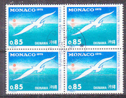 Q6925 - MONACO Yv N°1013 Bloc - Used Stamps