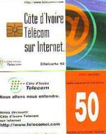 COTE IVOIRE TELECOM SUR INTERNET CITELCARTE 50U UT - Costa De Marfil