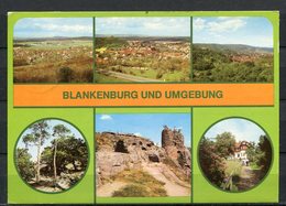 (1857) Blankenburg Und Umgebung / Mehrbildkarte - Gel. - DDR - Bild Und Heimat - Blankenburg