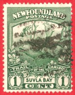 Newfoundland # 115 - 1 Cent - O - Dated 1919 - Sulva Bay - 1908-1947