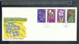 Enveloppe 1973 Nouvelles-Hébrides Série Des ORCHIDEES - Cartas & Documentos