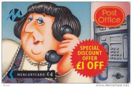 Paytelco, PYPO007, Mavis (£1 Off Promotion), 2 Scans.  7PPOA - [ 4] Mercury Communications & Paytelco