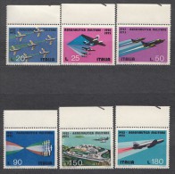 Italy Military Planes 1973 Mi#1394-1398 Mint Never Hinged - 1971-80: Nieuw/plakker