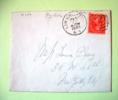 USA 1895 Cover New Brighton To New York - Washington - Brieven En Documenten