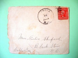 USA 1904 Cover CHOIR ? To Black Stone  - Washington - Storia Postale