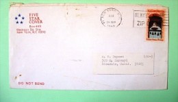 USA 1969 Cover New York To Glendale - California Bells - Briefe U. Dokumente