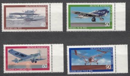 Germany Aviation Air Planes 1979 Mi#1005-1008 MNG - Autres (Air)