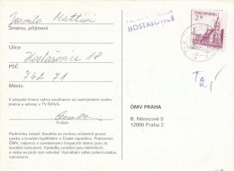 I0010 - Czech Rep. (1994) Postal Center HOSTASOVICE / 742 71 Hodslavice - Lettres & Documents