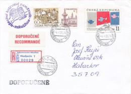 I0013 - Czech Rep. (1997) Postal Agencies VELKOMORAVSKE MIKULCICE / 695 01 Hodonin 1 (R-letter!) - Lettres & Documents