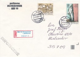 I0029 - Czech Rep. (1997) Postal Agencies HONEZOVICE / 333 10 Honezovice (R-letter!) - Cartas & Documentos