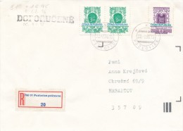 I0044 - Czech Rep. (1995) Postal Agencies POZLOVICE / 760 01 Pozlovice Postovna (R-letter!) - Briefe U. Dokumente