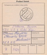 I0057 - Czech Rep. (1997) Postal Receipt / Postal Agencies SOSNOVA - Briefe U. Dokumente