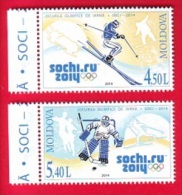 Moldova, 2 V., Winter Olympic Games - Sochi, 2014 - Hiver 2014: Sotchi
