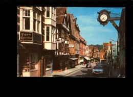 WINCHESTER Hampshire : High Street 1975  ( Vintage Car Auto Voiture  Renault 16 R16 ) Cigar Shop - Winchester