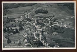 CPSM Non écrite Allemagne FREYUNG V.w.vom Flugzeug Aus Vue Aérienne - Freyung