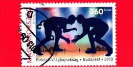 UNGHERIA - Magyar - Usato - 2013 - Campionato Del Mondo Di  Wrestling - 360 - Used Stamps