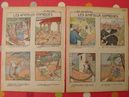 Delcampe - 8 Devinettes Images Illustrées. 1932. Les Animaux Comiques. F. Chevallier. - Sammlungen