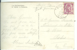 GODINNE 1939 - COB 479 Sur CPA REIMS - Punktstempel