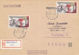 I0055 - Czechoslovakia (1983) Prievidza 1: Regional Stamp Exhibition HORNA NITRA 83 (R-, Occasional Registration Label!) - Cartas & Documentos