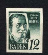 Baden,4 Ungezähnt,xx - Rhénanie-Palatinat