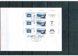 Slowenien / Slovenia 2010 Olympic Games Vancouver  Kleinbogen / Sheet FDC - Invierno 2010: Vancouver