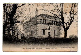 Champdeniers  Vue Sur L'ecole De Saint Denis Cliche Guignard Ecrite En 1910 - Champdeniers Saint Denis