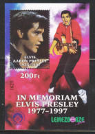 HUNGARY-1997.Commemorativ Sheet -  In Memoriam Elvis Presley MNH!! - Souvenirbögen