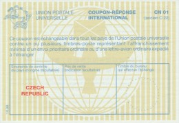 I0073 - Czech Rep. (1998) CRI (CN 01 - C22) Coupon-reponse International - Printed Name CZECH REPUBLIC (!) - Ongebruikt