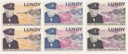 SI53D  Regno Unito LUNDY Europa 1965 WINSTON CHURCHILL Stamps In Coppia Nuovi MNH - Persoonlijke Postzegels