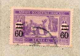 SENEGAL : Marché Indigène - Femmes - Vendeuses - Surchargé Nouvelle Valeur - Used Stamps