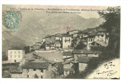 VALLEE DE LA VESUBIE-Belvedere Et Le Tournaivet, Station Estivale,vue De L'Hotel Bellevue - Belvédère