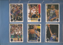 LOT DE 6 CARTES BASKETBALL   Série C/F - Otros & Sin Clasificación