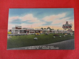 Mayflower Motel Faulkner Maryland  1958 Cancel  -ref 1168 - Sonstige & Ohne Zuordnung