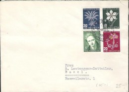 Schweiz Suisse 1946: Pro Juventute Zu 117-120 Mi 475-478 Yv 433-436 Mit O ZÜRICH 23.XII.46 (Zu CHF 40.00) - Brieven En Documenten