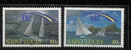 Ste Lucie ** 977/978 - Rallye Transatlantique Pour Yachts De Croisière - St.Lucie (1979-...)