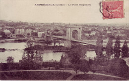42 - LOIRE - Andrézieux Bouthéon - Le Pont Suspendu - Andrézieux-Bouthéon