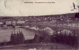 42 - LOIRE - Andrézieux Bouthéon - Vue Générale Et Le Pont Neuf - Andrézieux-Bouthéon