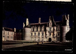 Carte Postale 28 MAINTENON Château Façade Nord La Nuit - Maintenon
