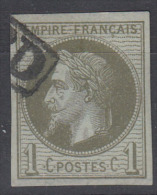#57# COLONIES GENERALES N° 7 Oblitéré PD (Réunion) - Napoléon III.