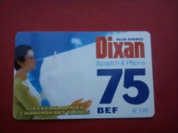 Sratch & Phone Dixan 75 BEF Used Rare - [2] Prepaid- Und Aufladkarten