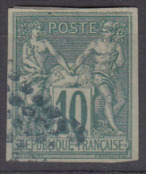 #57# COLONIES GENERALES N° 32 Oblitéré Losange De Points Bleus (Réunion) - Sage