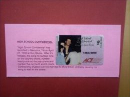 Prepaid Card  High School ACI With Document Only 3000 Made (Mint,New) Rare - Andere & Zonder Classificatie